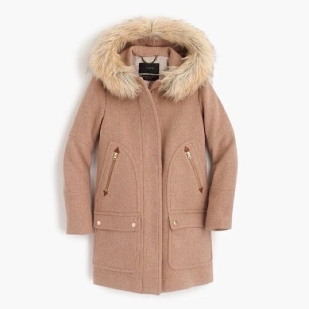 J. Crew Italian Wool Chateau Parka